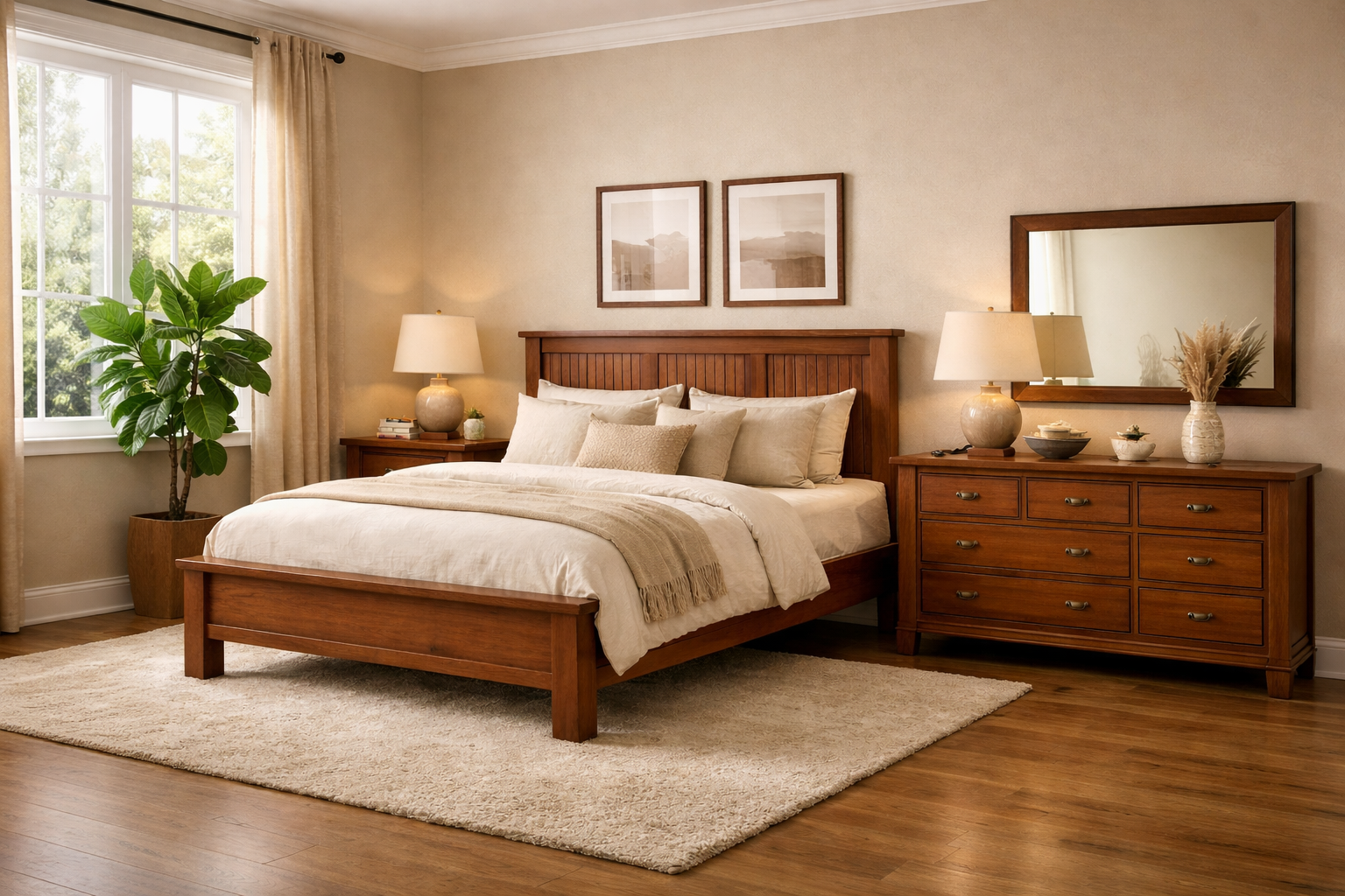 Jak nie zepsuć aranżacji sypialni? 3 błędy przy wyborze drewnianych mebli