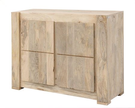 Komoda drewniana mango 109 cm – mebel indyjski w naturalnym stylu