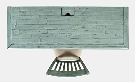 Prowansalskie biurko z szufladami 142 cm, przecierane shabby chic Avola