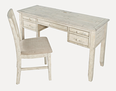 Krzesło prowansalskie do jadalni – kremowe shabby-chic, akacja