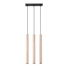 Lampa wisząca PASTELO 3L drewno