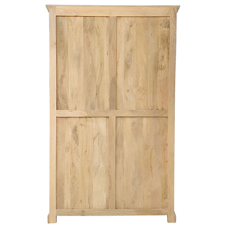 Drewniana szafa kolonialna z mango 120 cm – natural