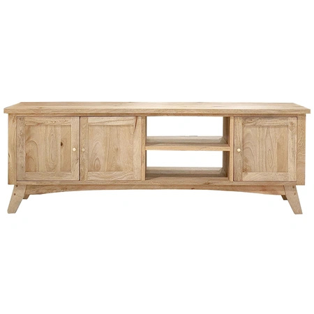 Drewniana komoda RTV 180 cm z mango w naturalnym kolorze