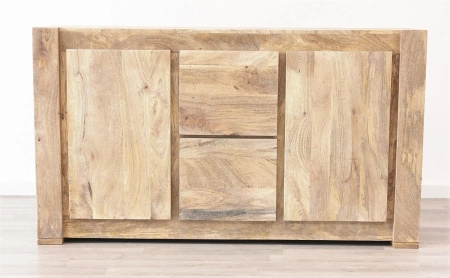 Komoda indyjska mango naturalna 150 cm – szeroka, kolonialna forma