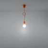 Lampa wisząca DIEGO 1 pomarańczowy