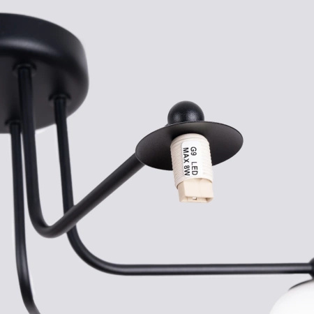 Żyrandol ASTRAL 5 czarny