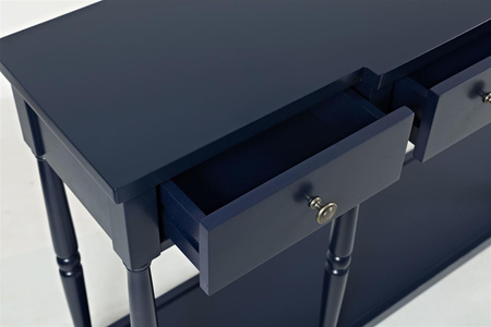 Konsola NAVY – granatowa konsola z szufladami