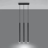 Lampa wisząca PASTELO 3 czarna
