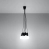 Lampa wisząca DIEGO 5 czarna