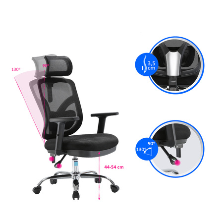 Fotel biurowy ANGEL obrotowy jOkasta Pomarańczowy