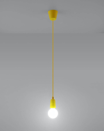 Lampa wisząca DIEGO 1 żółta