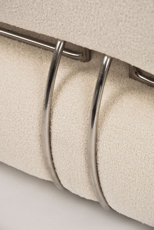 Nowoczesna sofa rozkładana- biały ecru- Nua