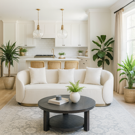 Luksusowa sofa biała- Nua