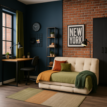 Nowoczesna sofa rozkładana- biały ecru- Nua