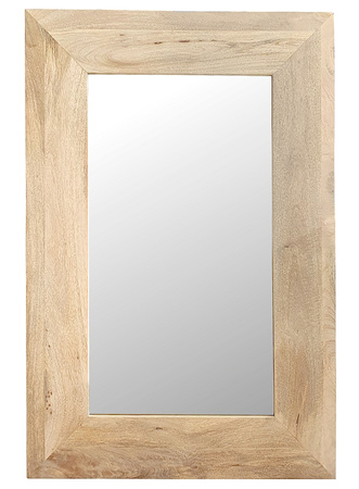 Lustro indyjskie w drewnianej ramie z mango 120x80 