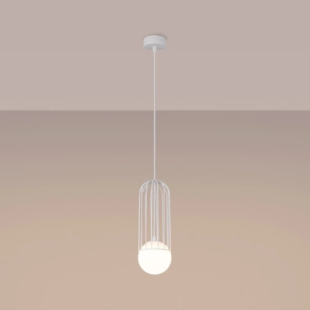 Lampa wisząca BRINA 1 biała