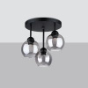 Żyrandol ALINO 3 czarny