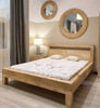 Łóżko drewniane z mango 160x200 cm - VERA