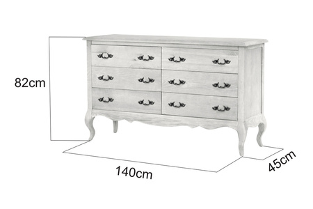 Venezia Oak VEO802 Komoda