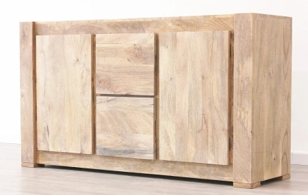 Komoda indyjska mango naturalna 150 cm – szeroka, kolonialna forma