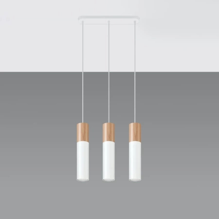 Lampa wisząca PABLO 3L biała