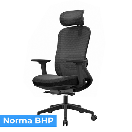 Fotel biurowy ergonomiczny ANGEL fizjO z funkcją masażu