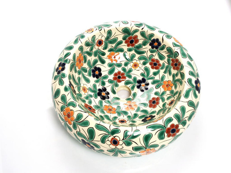 Meksykańska Umywalka ceramiczna - A19