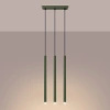Lampa wisząca PASTELO 3 zielona oliwka