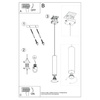 Lampa wisząca LAGOS 1 zielona oliwka