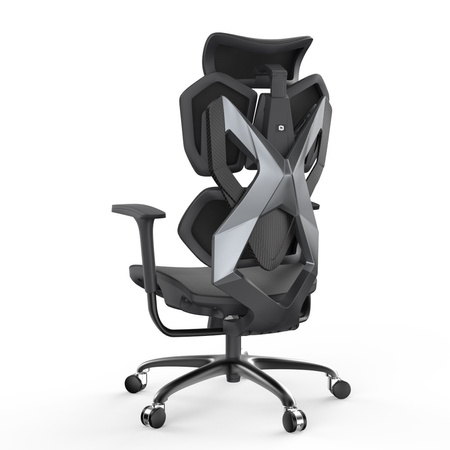 Fotel ergonomiczny gamingowy Angel Furia Black