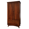 Szafa kolonialna drewniana 100 cm z szufladami - kolor Walnut