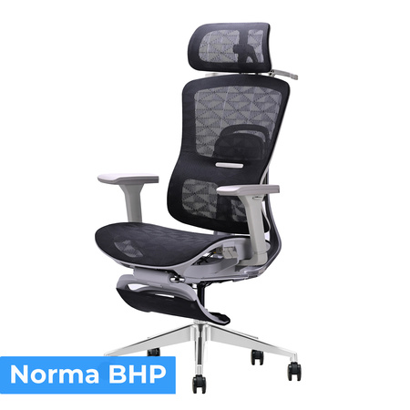 Fotel ergonomiczny ANGEL biurowy obrotowy Homer Czarny