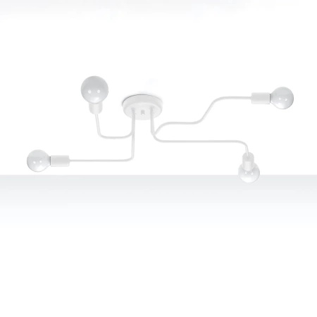 Żyrandol VECTOR 4 biały