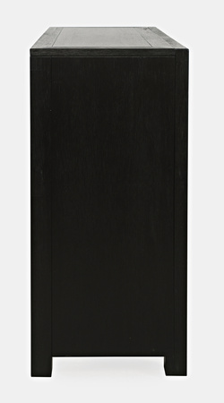 Komoda drewniana w kolorze czarnym