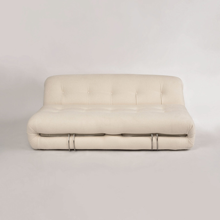 Nowoczesna sofa rozkładana- biały ecru- Nua