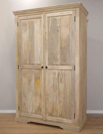 Drewniana szafa kolonialna z mango 120 cm – natural