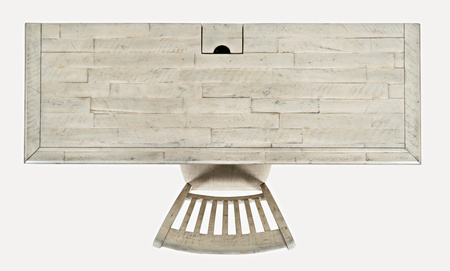 Krzesło prowansalskie do jadalni – kremowe shabby-chic, akacja