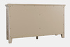 Komoda prowansalska drewniana 137 cm – brązowa