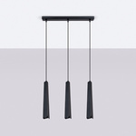 Lampa wisząca PRYSM 3L czarna