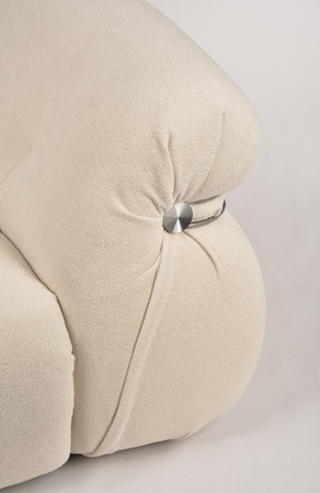 Nowoczesna sofa rozkładana- biały ecru- Nua