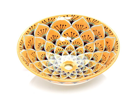 Umywalka ceramiczna Sofia  - nablatowa - pełna