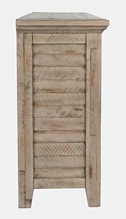 Komoda prowansalska drewniana 137 cm – brązowa