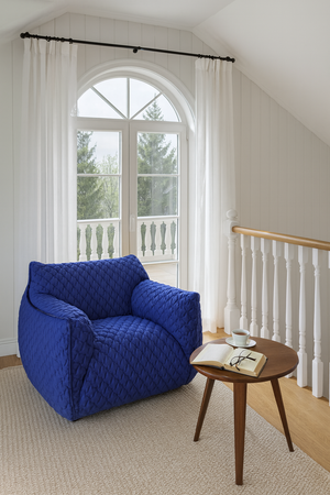 Fotel wypoczynkowy chabrowy- Nua