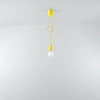 Lampa wisząca DIEGO 1 żółta
