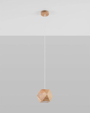 Lampa wisząca WOODY naturalne drewno
