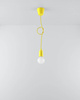 Lampa wisząca DIEGO 1 żółta