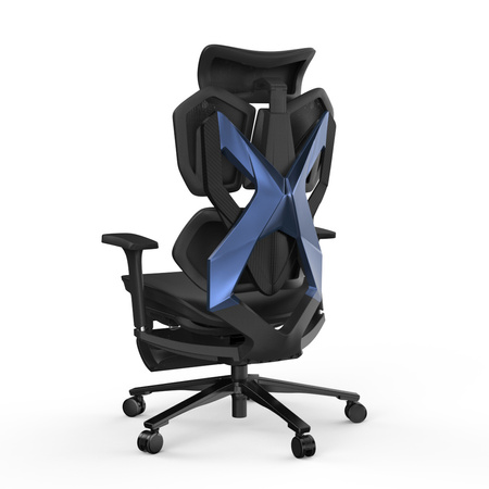 Fotel ergonomiczny gamingowy Angel Furia PRO z podnóżkiem