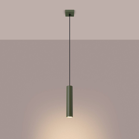 Lampa wisząca LAGOS 1 zielona oliwka