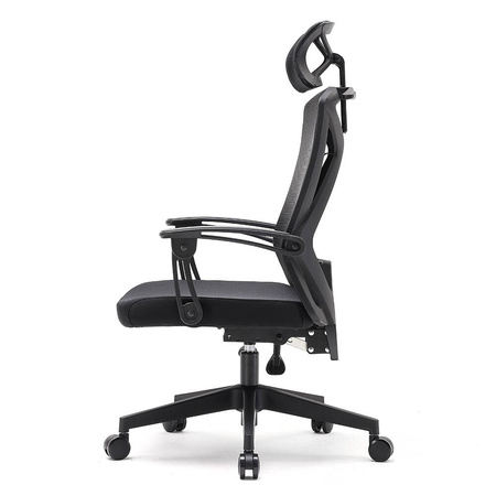 Fotel obrotowy ANGEL Spino - Ergonomiczne krzesło biurowe czarny