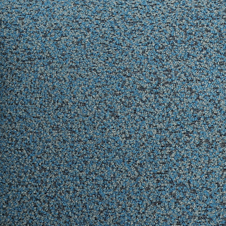 Sofa dwuosobowa tapicerowana - niebieski melanż- Nua